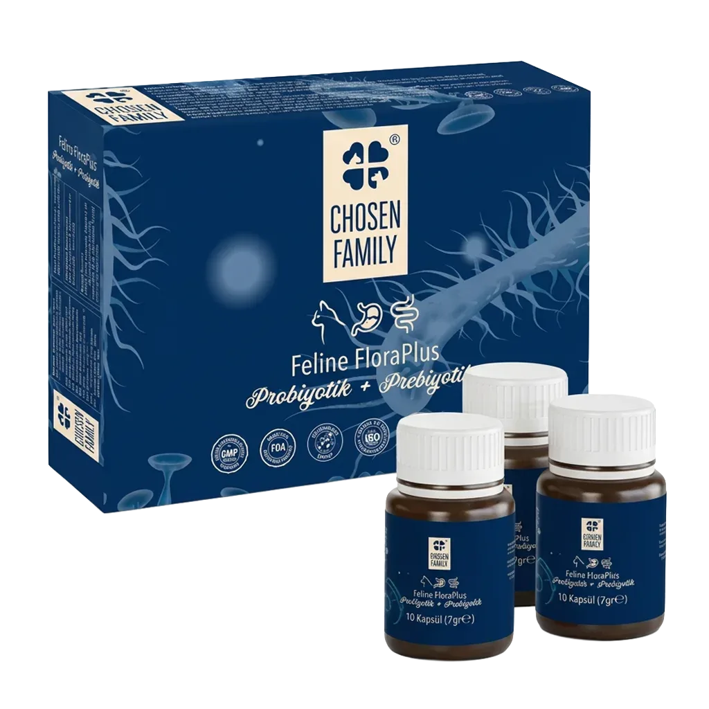 FELINE FLORAPLUS Feline Live Probiotic & Prebiotic Capsule (30 Caps)