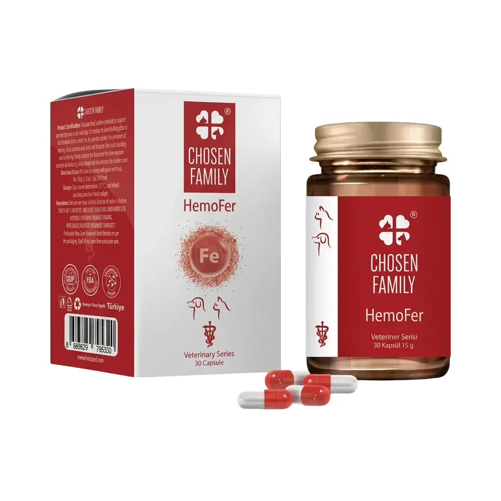HEMOFER Canine & Feline Blood Formation Support Twist-Off Capsules (30 Caps)