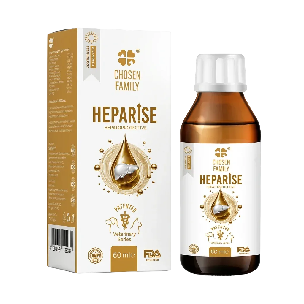 HEPARISE Kedi ve Köpek Karaciğer Koruyucu ve Detox Destek Damlalıklı Likit (60 ml)