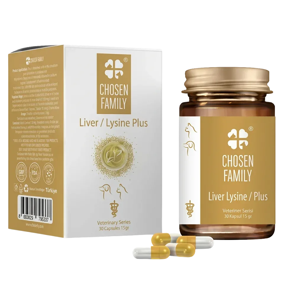 LYSINE PLUS Kedi ve Köpek Karaciğer Destekleyici Kapsül (30 Kapsül)