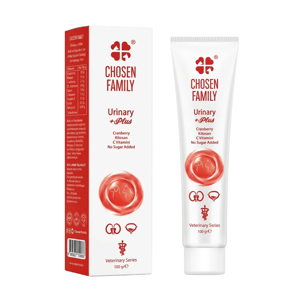 URINARY +PLUS Kedi ve Köpek İdrar Yolu Sağlığı Malt Macunu (100 gr)